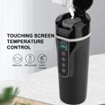 thumbnail image 3 of Garosa Water Kettle, Electric Kettle, Car Home Dual Use Electric Kettle Water Heating Cup Temperature Control Cigarette Lighter 12V, 3 of 6