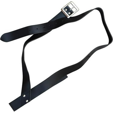 Armory Replicas "Honorable Swordsmen Genuine Black Leather Adjustable Baldric Belt - 67” Length, 10 Adjustable Fitments for Swords, Daggers, Axes | Ideal for LARP, Reenactment, Medieval Costume"