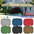 thumbnail image 2 of EIMELI Siège Extérieur Jardin Patio Swing Top Imperméable Parasol Remplacement-Bleu, 2 of 16