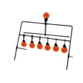 thumbnail image 3 of Masteelf Black Orange Durable Steel Target 1Pack for Outdoor Practice with Auto Reset Function, 3 of 8