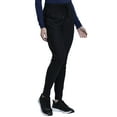 thumbnail image 3 of Cherokee Form Women Scrubs Pant, Mid Rise Tapered Leg Drawstring, CK090P, S Petite, Black, 3 of 7