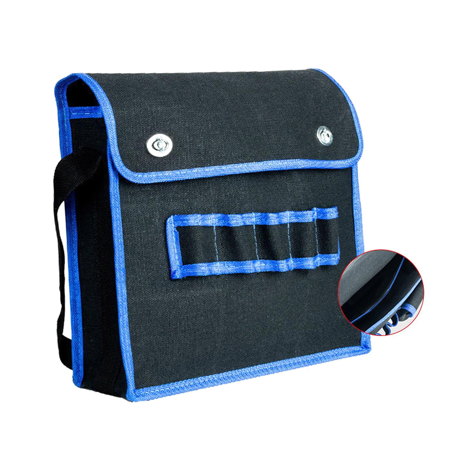 oshhnii Canvas Tool Bag Electrician Tool Bag Heavy Duty Multifunctional Garden Tool Organizer Tool Organizer for Drywall Construction , small