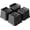 4, variant on Bed Risers 3 Inch Heavy Duty 4 Pack L-Shaped Bed Furniture Elevators 1,500 lbs Lifts Up Riser for Sofa and Table