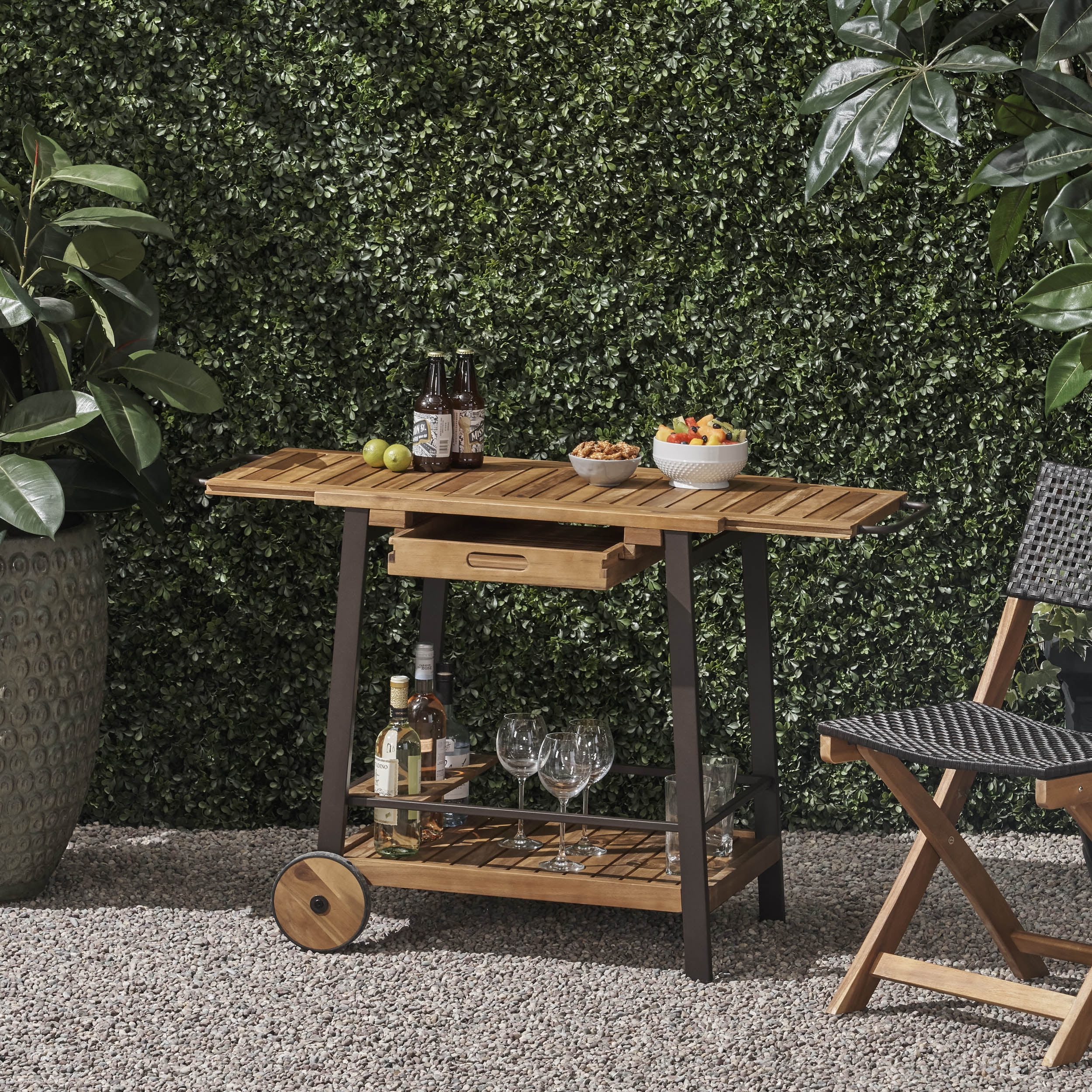 Cucina Teak Bar Cart ubicaciondepersonas.cdmx.gob.mx