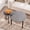 Slate Texture Color, variant on FOROUTIA Set of 2 Round Nesting Coffee Tables, Lightweight and Durable, Ideal for Living Room or Bedroom