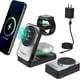 thumbnail image 1 of Cargador inalámbrico,3 en 1 Estación de Carga Inalámbrica Plegable Magnética,Compatible con iPhone 16/15/14/13/12,AirPods Series,Apple Watch 9/8/7/6/5/4/3/Ultra,Soporte de Carga(1M), 1 of 14