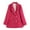 Watermelon Red, variant on YDFCWXW Women's Double Blazers Notch Lapel Business Casual Long Sleeve Open Front Blazer Jackets Work Suits Red, S