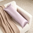 thumbnail image 6 of Xecvkr Body Pillowcase Waterproof Long Ice Silk Pillow Cover Soft Silkys Smooth Breathable Lightweight Washable Zippered for Couple Bedroom Home Sleeping Pink, 6 of 6