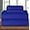 Royal Blue, variant on Elegant Comfort Luxury 4-Piece Bed Sheet Set Three-Line Design 1500 Series Microfiber - Wrinkle and Fade Resistant - Deep Pocket, California King, Dusty Rose