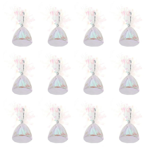 FUEENIRVA Lot de 12 Ballons Blocs de Poids Rectangulaires Multicolores pour Banquets