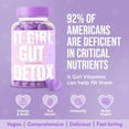 thumbnail image 6 of Daily Gut Health Gummies, Women's Multi-Vitamins & Superfoods + Natural Organic Detox, Digestive Enzymes, Probiotics 6 Billion CFUs, Debloat, Metabolism, Immunity, Vegan Wellness, 60 Count, 6 of 22