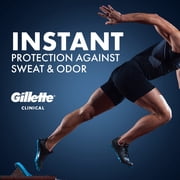 Gillette Antiperspirant Deodorant for Men, Clinical Protection Clear Gel Cool Wave Scent, 2.6oz