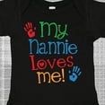 thumbnail image 4 of Inktastic My Nannie Loves Me Boys or Girls Baby Bodysuit, 4 of 5