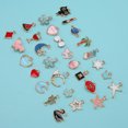 thumbnail image 5 of Accesorios de colgantes para manualidades, suministros de fabricación de joyas con goteo de aceite colorido de aleación (estilos de 30 piezas), 5 of 5