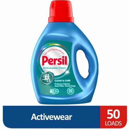 Pack of 2 - Persil Clean & Care Activewear Clean Liquid Laundry Detergent 100 fl oz / 50 loads Packaging May Vary