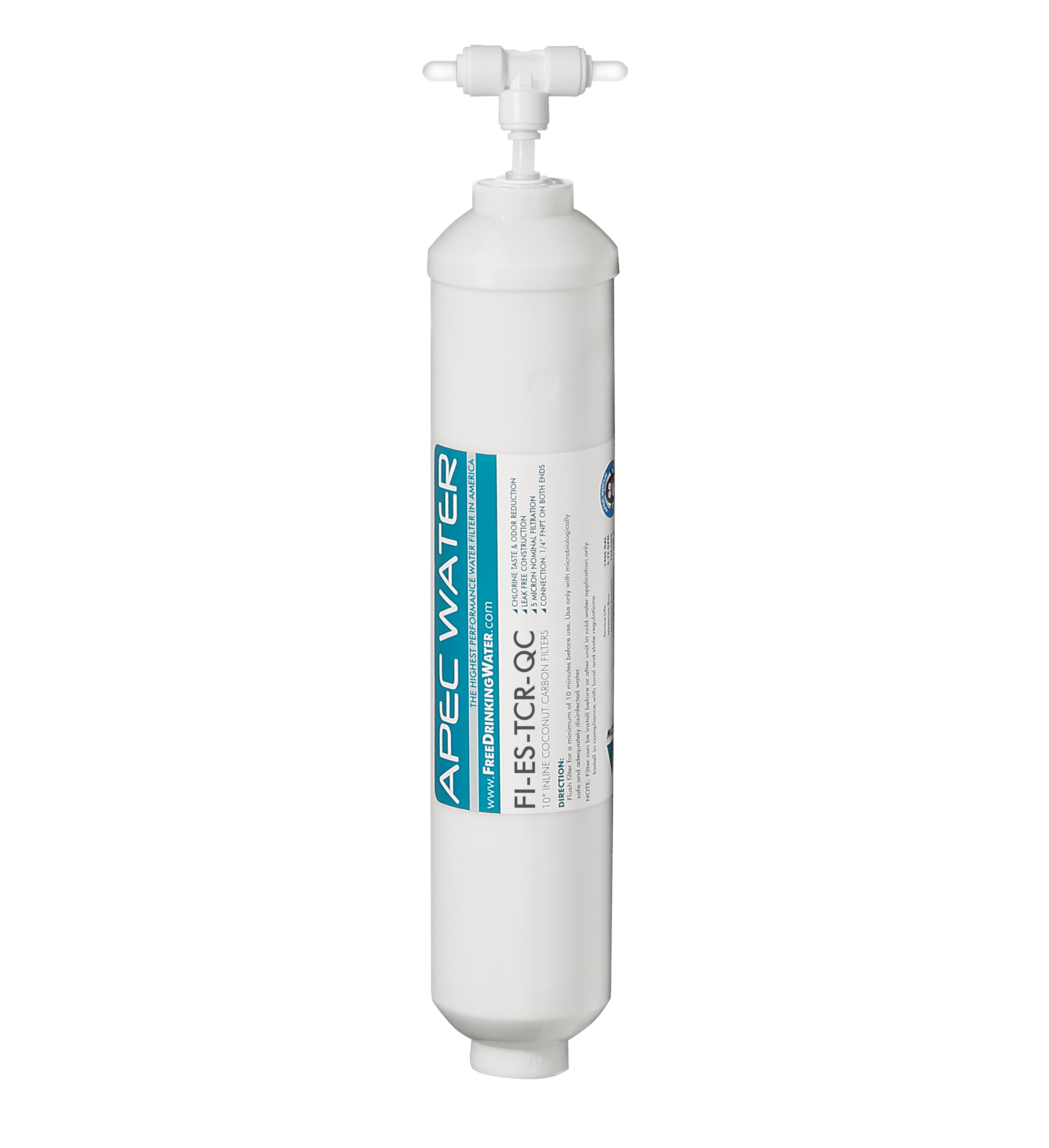 APEC Water Systems FIESTCRQC 10" High Capacity Inline Carbon Filter