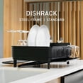 thumbnail image 2 of Dish Drying Rack simplehuman Large Capacity Stainless Steel, 2 of 5