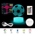thumbnail image 4 of Luz Nocturna Ilusión 3D de Fútbol i-CHONY con Control Remoto y 16 Colores, 4 of 6