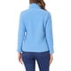thumbnail image 3 of Chaqueta de forro polar con cremallera completa INSPIRE CHIC para mujer, abrigo de invierno de manga larga y cuello alto, color azul, 3 of 6