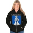 thumbnail image 4 of Video Game Robot Mega Man Specs Zip Up Hoodie Men's Women's Brisco Brands L, 4 of 6
