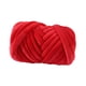 thumbnail image 5 of Hilo grueso para tejer a mano, lavable, suave y voluminoso, hilo tubular jumbo Rojo, 5 of 9