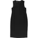 thumbnail image 1 of Alfani Vestido acampanado con aberturas laterales para mujer, negro, 4, 1 of 1