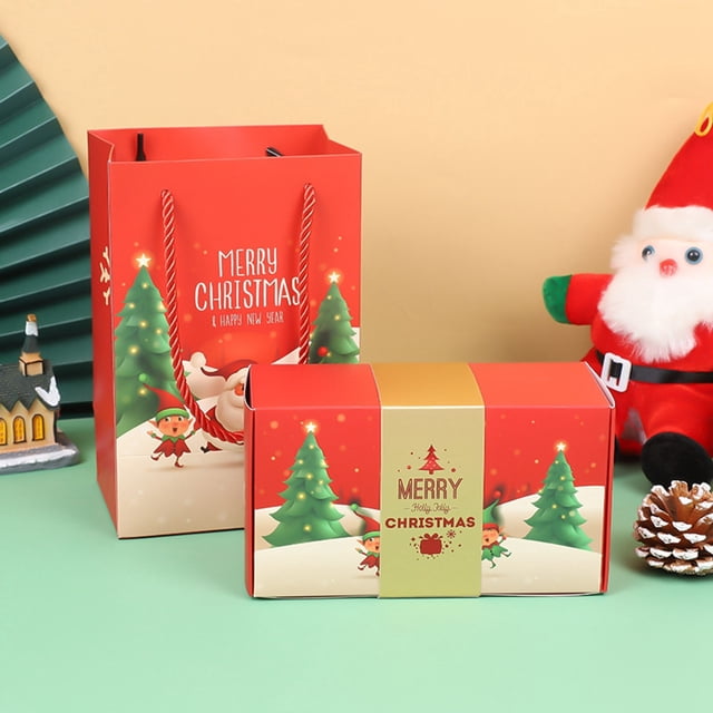 Libérez la Joie de Noël avec la Surprise Rebondissante "Vivez une Expérience Festive avec un Paquet Rouge Rebondissant Apportez l'Excitation des Fêtes!