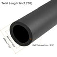 thumbnail image 2 of Uxcell 28mm ID 38mm OD 1m Length Handle Pipe Insulation Foam Tubing Black 2 Pack, 2 of 5