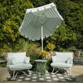 thumbnail image 3 of Novogratz Poolside Gossip, Teddi Outdoor Lounge Chairs, 2-Pack, Aqua Haze, 3 of 7