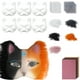 thumbnail image 1 of Gato con body y pegatinas de piedras preciosas Disfraz de orco para pintar Kit de manualidades con animales Ropa para niños, 1 of 8