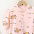 thumbnail image 4 of Baby Pajamas Baby Sleepers for Newborn 0-3 3-6 6-9 Months Boys Girl Clothes Footed PJs Newborn Newborn Crawling Suits Light Pink, 4 of 4