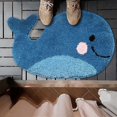 thumbnail image 5 of 47cm*63cm Sea Marine Animal Bath Mat for Bathroom, Summer Cute Sharks Rugs for Bedroom Aesthetic, Absorbent Microfiber Super Soft Funny Non-Slip Bathr, 5 of 5