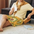thumbnail image 6 of Rocae Avocado Dog for Men's Soft Sleep Pajama Shorts, Waistband and Pockets, 6 of 9