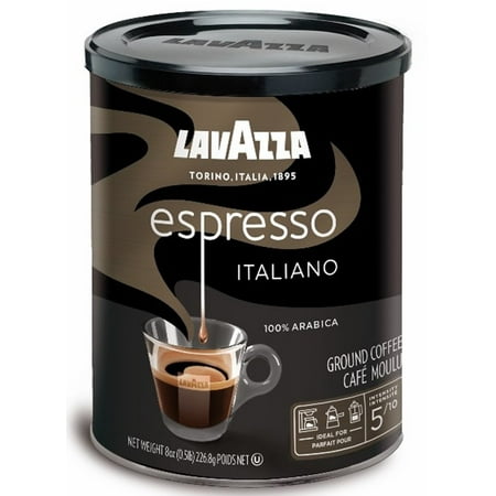 Lavazza Caffè Espresso Ground Coffee, 8 oz