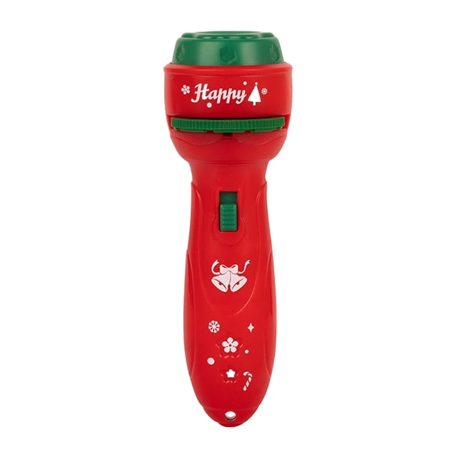 Christmas Flashlight Projector for Kids 24 Patterns Santa Christmas Tree Flashlight Projector Bedtime Cognition Torch Early Education Toys for Children