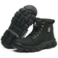 thumbnail image 6 of Vantalaria Waterproof Steel Toe Boots For Men Comfortable Safety Work Boots Indestructible Shoes Non Slip Puncture Resistant Industrial Construction Boots, 6 of 7