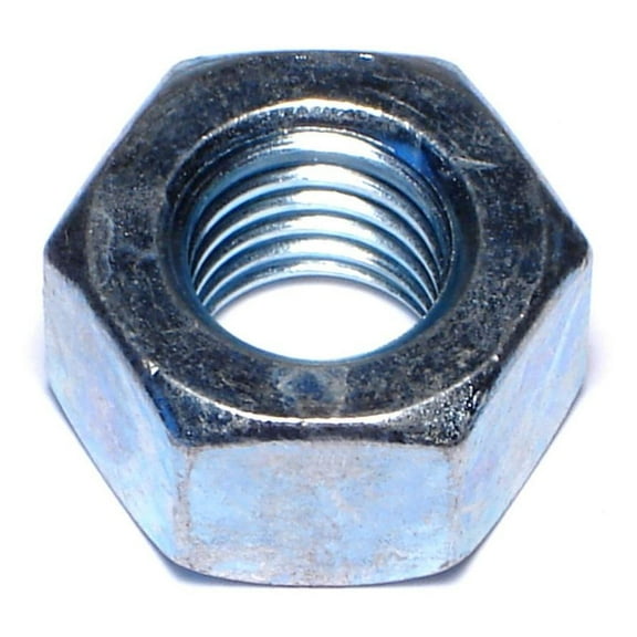 5/8"-11 Zinc Plated Grade 2 Steel Coarse Thread Heavy Hex Nuts (8 pcs.)