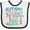 White and Black, variant on Inktastic Autism Support Slogan Boys or Girls Baby Bib