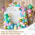 thumbnail image 3 of Balloon Arch Kit, Bendable 8.2ft and 4.9ft Balloon Arch Stands with Bases and Manual Pump, Detachable Balloon Arch Set for Birthday Wedding Parties Graduation Stage Decoration, 3 of 8
