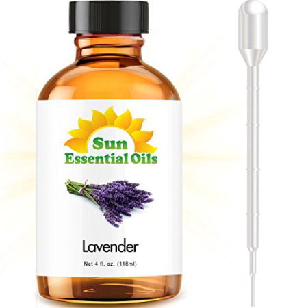 Lavender Essential Oil by Sun Essentials, 4oz (Best Lavender Essential Oil Brand In India)