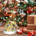 thumbnail image 6 of Honeii Animals Print Hat Santa Claus Hat For Xmas Party, Christmas Caps For Boys Girls Child,Christmas Beanie, 6 of 6