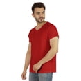 thumbnail image 2 of Inkmeso V Neck T-Shirt Mens Basic Shirts Casual Cotton Short Sleeve Tee Shirts, 2 of 7