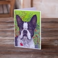 thumbnail image 2 of Boston Terrier Jungle Greeting Cards and Envelopes Pack of 8, 2 of 2