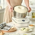 thumbnail image 2 of Electric Dough Maker, Stainless Steel Professional Dough Mixer with 25-38℃ Thermostatic Fermentation, Microcomputer Timing&Face-Up Touch Panel, Easy Cleaning for Bakery Pizza Restaurant, 2 of 8