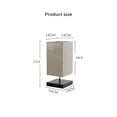 thumbnail image 4 of Fabric Bedside Light Nordic Fabric Lamp With Wood durable light fabric fabric bedside Base, 4 of 9