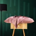 thumbnail image 2 of 22 Momme Mulberry Silk Pillowcase for Hair and Skin Made in USA, 6A Grade 100% Silk Pillow Cases with Zipper Standard Size, Organic, Washable, Wrinkle Free, 1 Pc 20"x26", 2 of 7