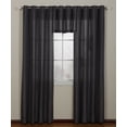 thumbnail image 2 of Nanshing Lancer Grommet Single Curtain Panel, Charcoal, 54 x 95", 2 of 3