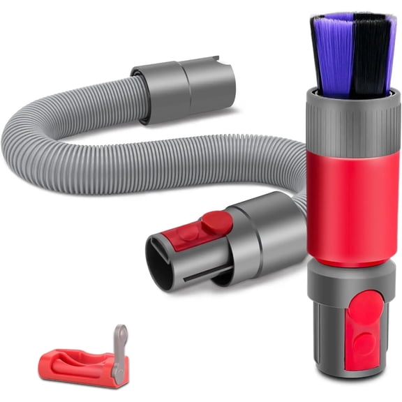 For Dy*son V7 V8 V10 V11 V15 Vacuum Cleaner Attachment, Scratch-free Dusting Brush  Flexible Extension Hose Replacement Parts