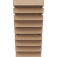 thumbnail image 2 of 4"W x 4"D x 8"H Wide Landon Rough Cedar Woodgrain TimberThane Corbel, Primed Tan, 2 of 6
