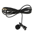 thumbnail image 4 of Clip On Lapel Mic, Omnidirectional Lavalier Microphone Noise Reduction TPE Wire Clear Sound  For PC For Vlogging For DSLR Camera For Podcasting For Computer, 4 of 7